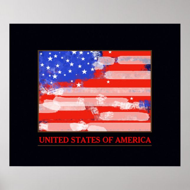 United States of America flag decor (Front)