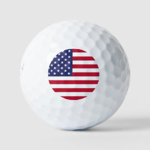 United States of America Flag Golf Balls
