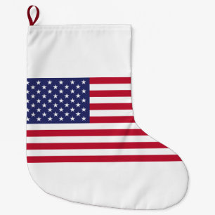 United States of America Flag  Large Christmas Stocking