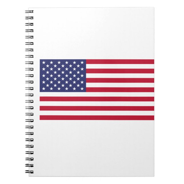 United States of America Flag Notebook (Front)