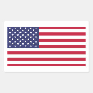 United States of America Flag Rectangular Sticker