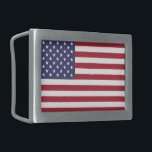 United States of America flag red white and blue Belt Buckle<br><div class="desc">United States of America flag red white and blue Belt buckle</div>
