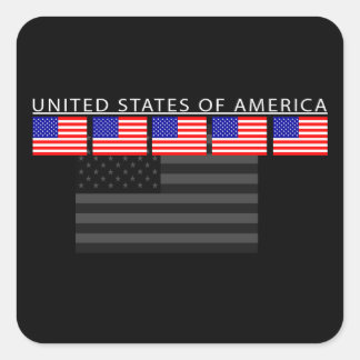 United States of America Flag Sticker