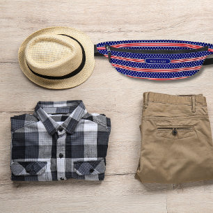 United States of America Flag Stripes & Stars Bum Bags