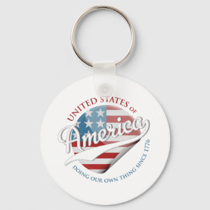United States of America Key Ring
