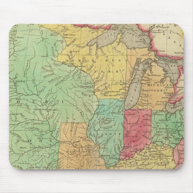 United States Of America Mouse Pad (Front)
