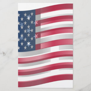 United States of America National Flag Colours Art