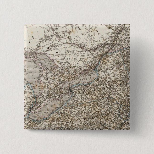 United States of America North east 15 Cm Square Badge (Front)