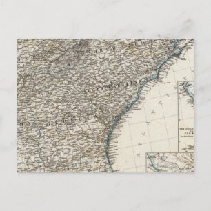 United States of America Southern States Postcard