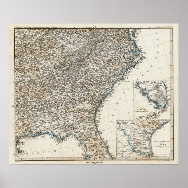 United States of America Southern States Poster (Front)