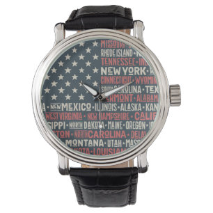 United States Of America States & Capitals Watch
