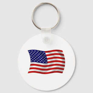 United States of America (USA) Flag Keychain