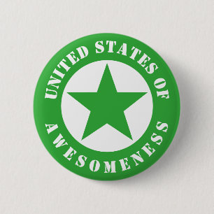 United States of Awesomeness 6 Cm Round Badge