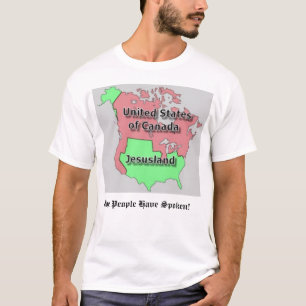 United States of Canada and Jesusland T-Shirt