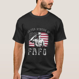 United States of FAFO American Flag T-Shirt