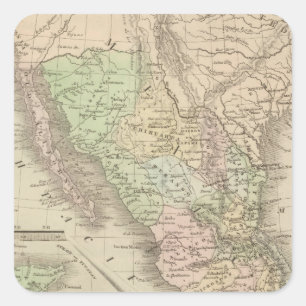 United States of Mexico Square Sticker