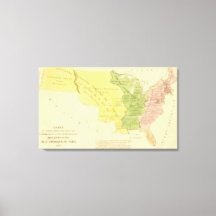 United States of North America Canvas Print