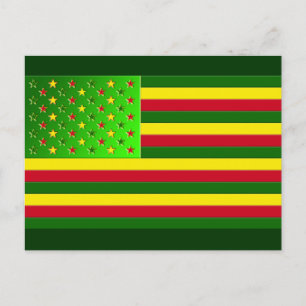 United States of Reggae Postcard