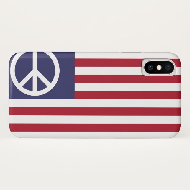 United States Peace Flag Case-Mate iPhone Case (Back (Horizontal))