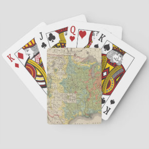 United States Population Density, 1890 Playing Cards