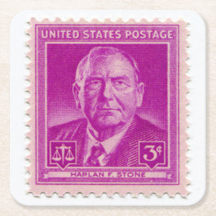 United States Postage Stamp Coaster Set
