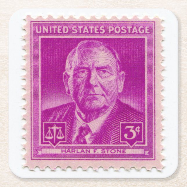 United States Postage Stamp Coaster Set (Front)