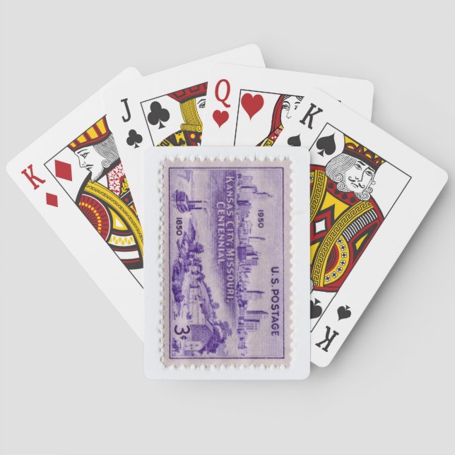 United States Postage Stamp Deck of Playing Cards (Back)