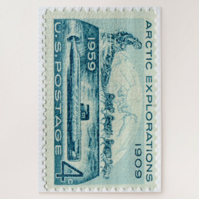United States Postage Stamp Jigsaw Puzzle (Vertical)