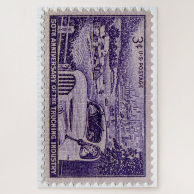 United States Postage Stamp Jigsaw Puzzle (Vertical)