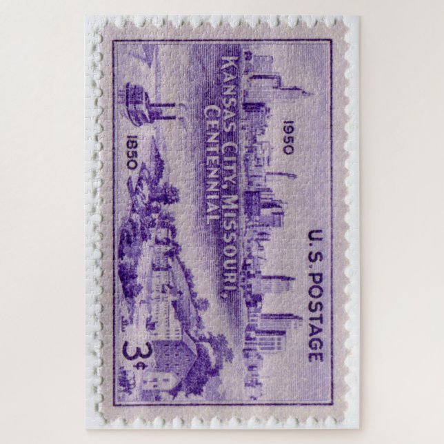 United States Postage Stamp Jigsaw Puzzle (Vertical)