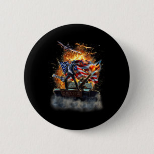 , United States President Barack Obama Epic Battle 6 Cm Round Badge