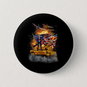 , United States President Donald Trump Epic 6 Cm Round Badge