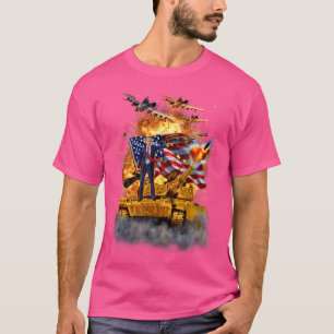 United States President Donald Trump Epic Battle T-Shirt