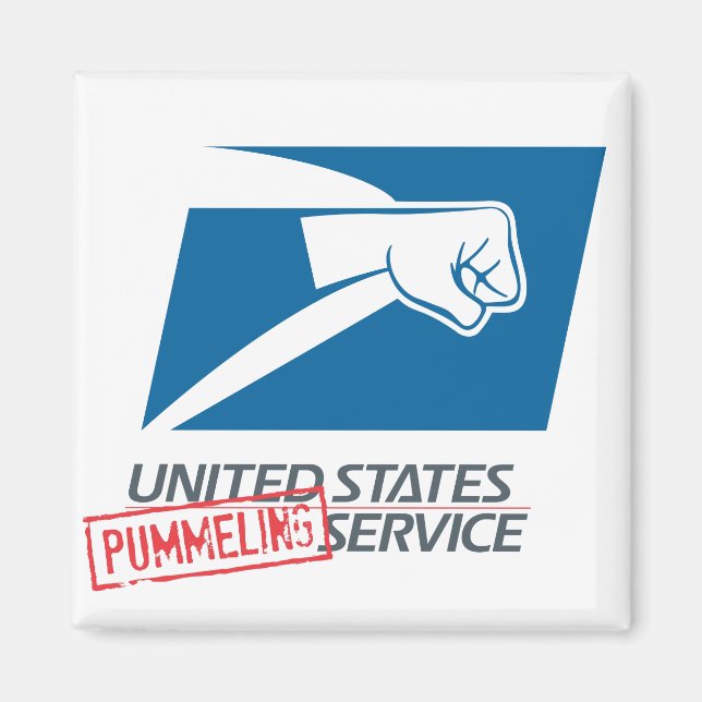 United States Pummelling Service Magnet (Front)