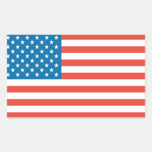 United States Rectangular Sticker