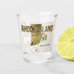 United States - Rhode Island Shot Glass