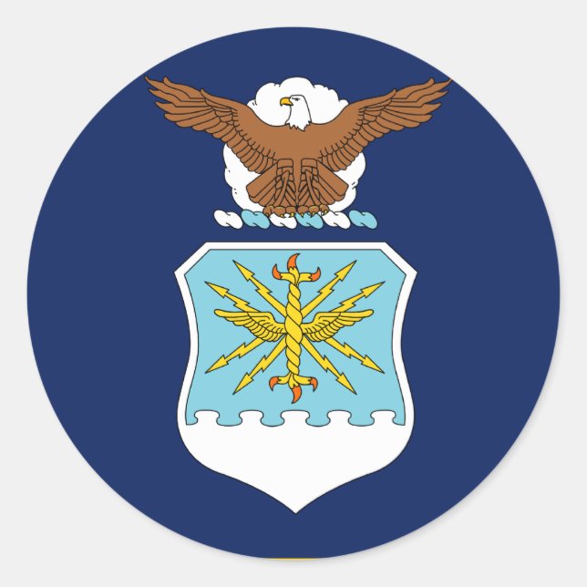 United States Secretary of the Air Force Classic Round Sticker (Front)