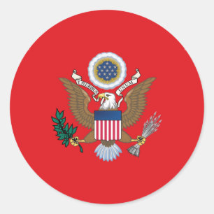 United States Secretary of the Army Classic Round Sticker