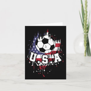 United States Soccer American Football Usa Futbol  Card