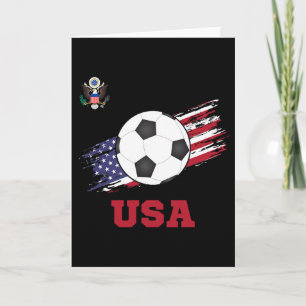 United States Soccer American Footll Usa Futbol Card