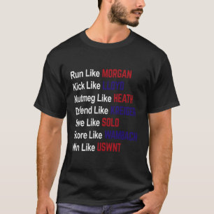 United States Soccer Players Morgan Lloyd Heath T-Shirt