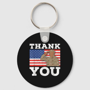United States Soldier Patriot Veteran Usa Flag Mem Key Ring