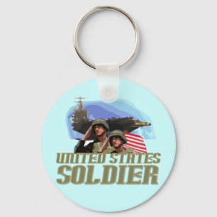 United States Soldier Tshirts and Gifts Key Ring