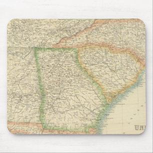 United States South Eastern States Mouse Pad