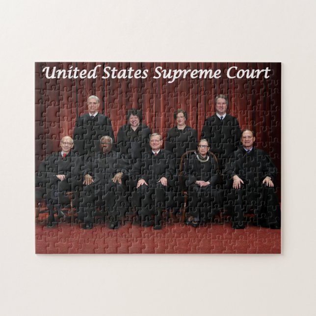 United States Supreme Court Justices 2018 Jigsaw Puzzle (Horizontal)