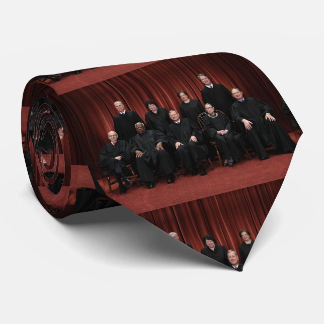 United States Supreme Court Justices 2018 Tie (Rolled)