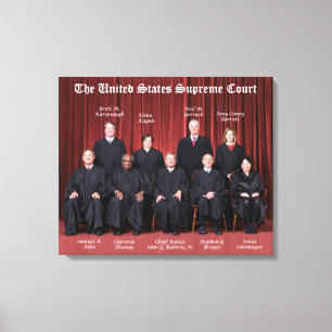 United States Supreme Court Justices 2021 Canvas P Print