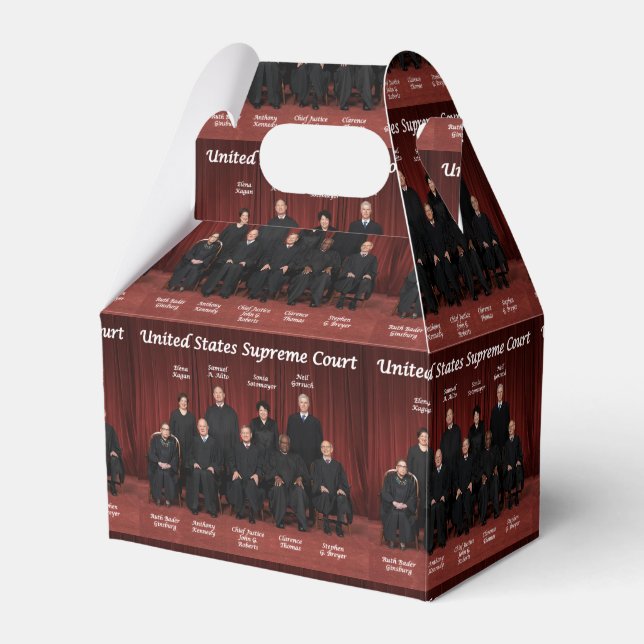 United States Supreme Court Justices Favour Box (Front Side)