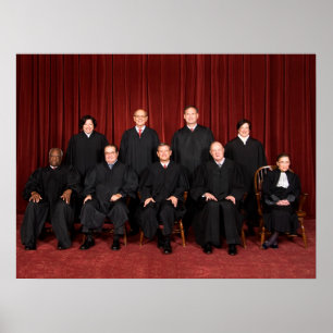 United States Supreme Court Justices Poster