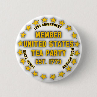 United States Tea Party 6 Cm Round Badge